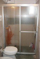 Mampara Corredisa estander 120 ancho x 180 de alto.